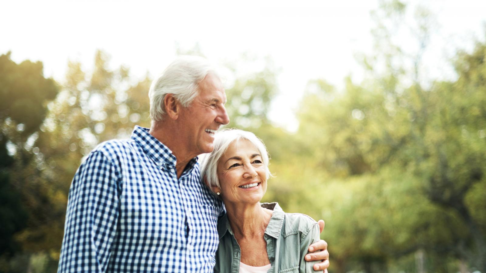 couple in the park